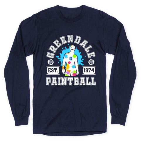 Greendale Community College Paintball Longsleeve Tee